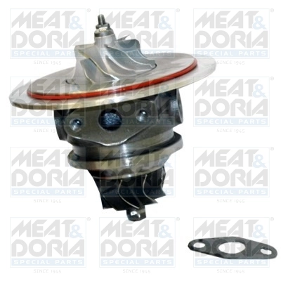 Core assembly, turbocharger